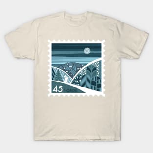 A wintery stamp design for Norway T-Shirt